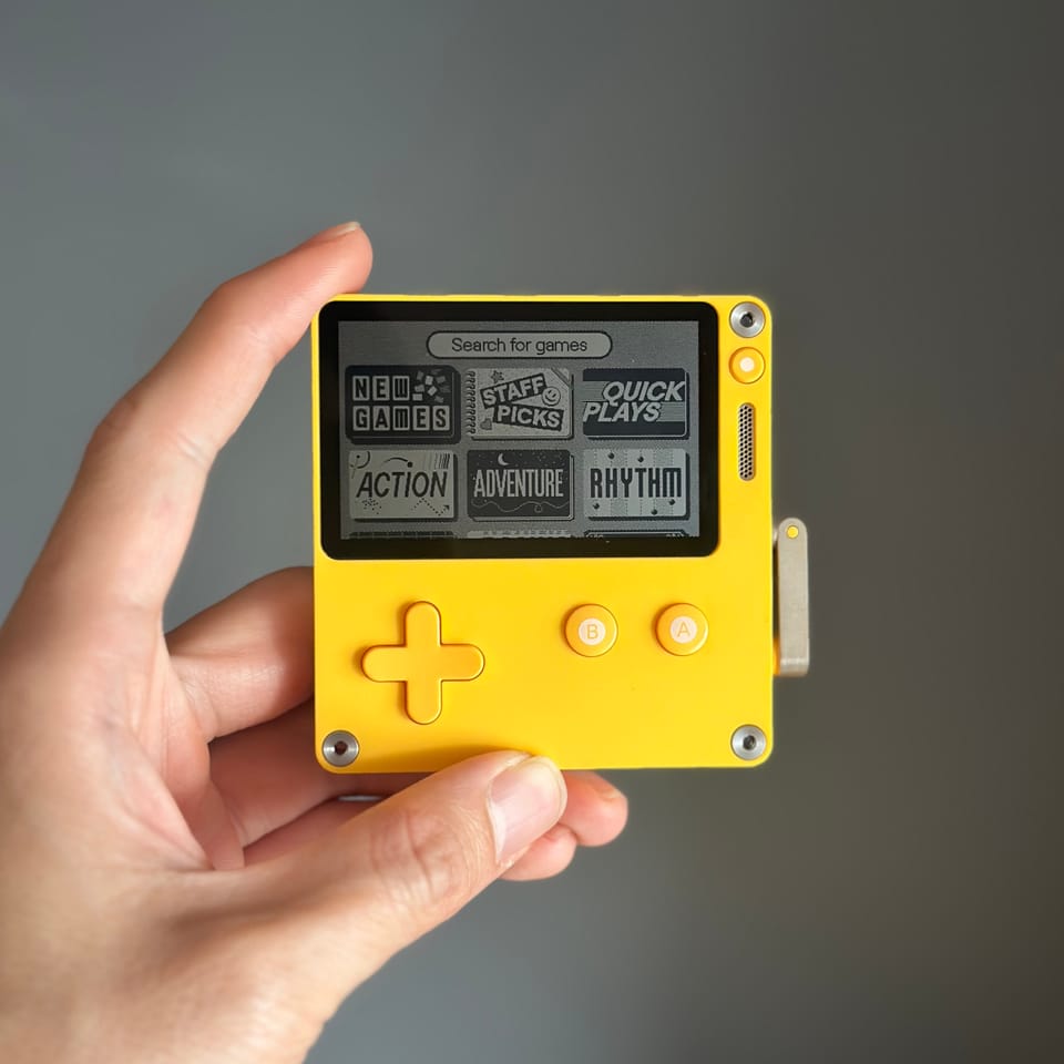 遊戲機收集癖:Playdate